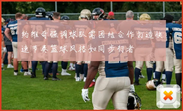 约维奇强调球队需团结合作打造快速节奏篮球风格如同步行者